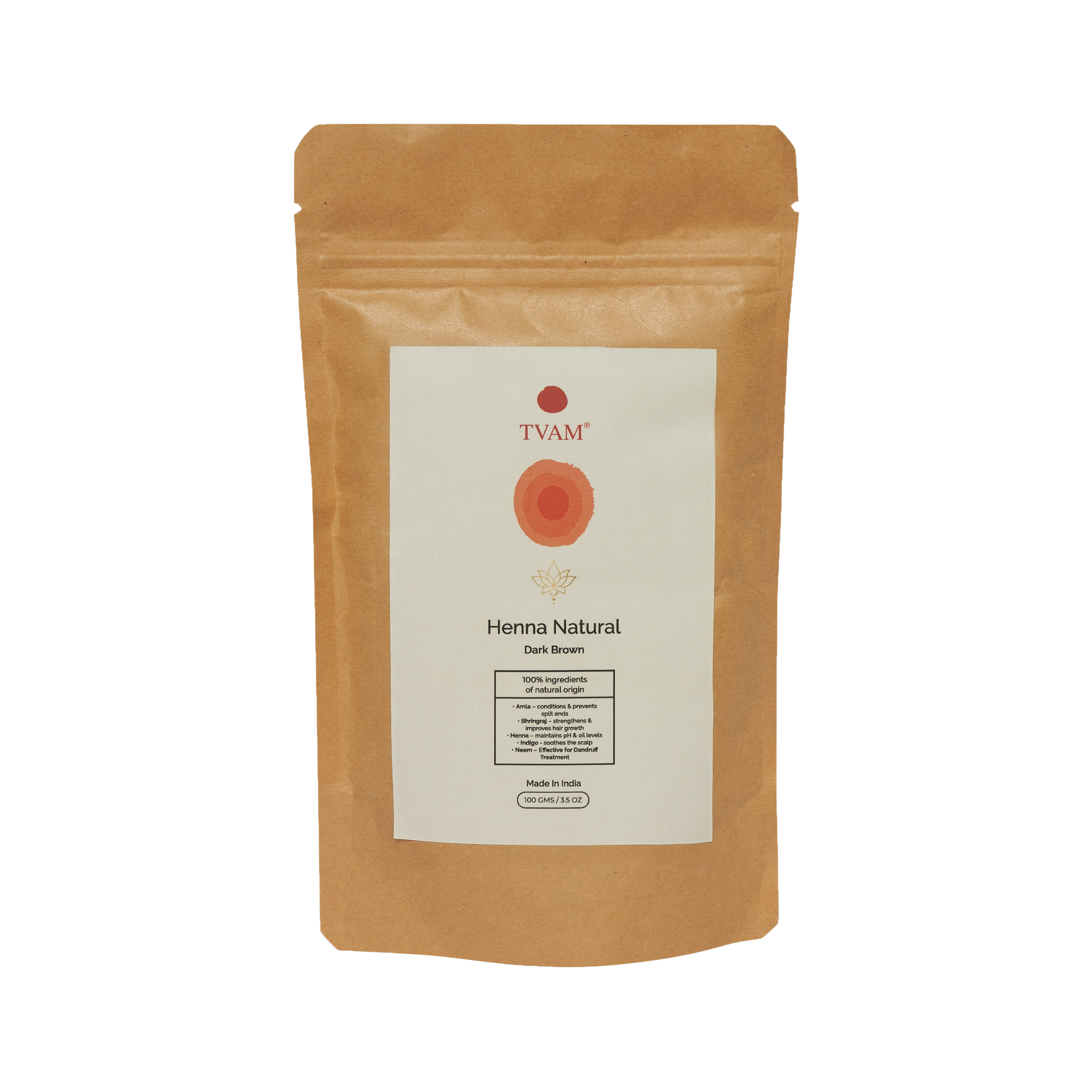 Natural Hair Colour - Dark Brown