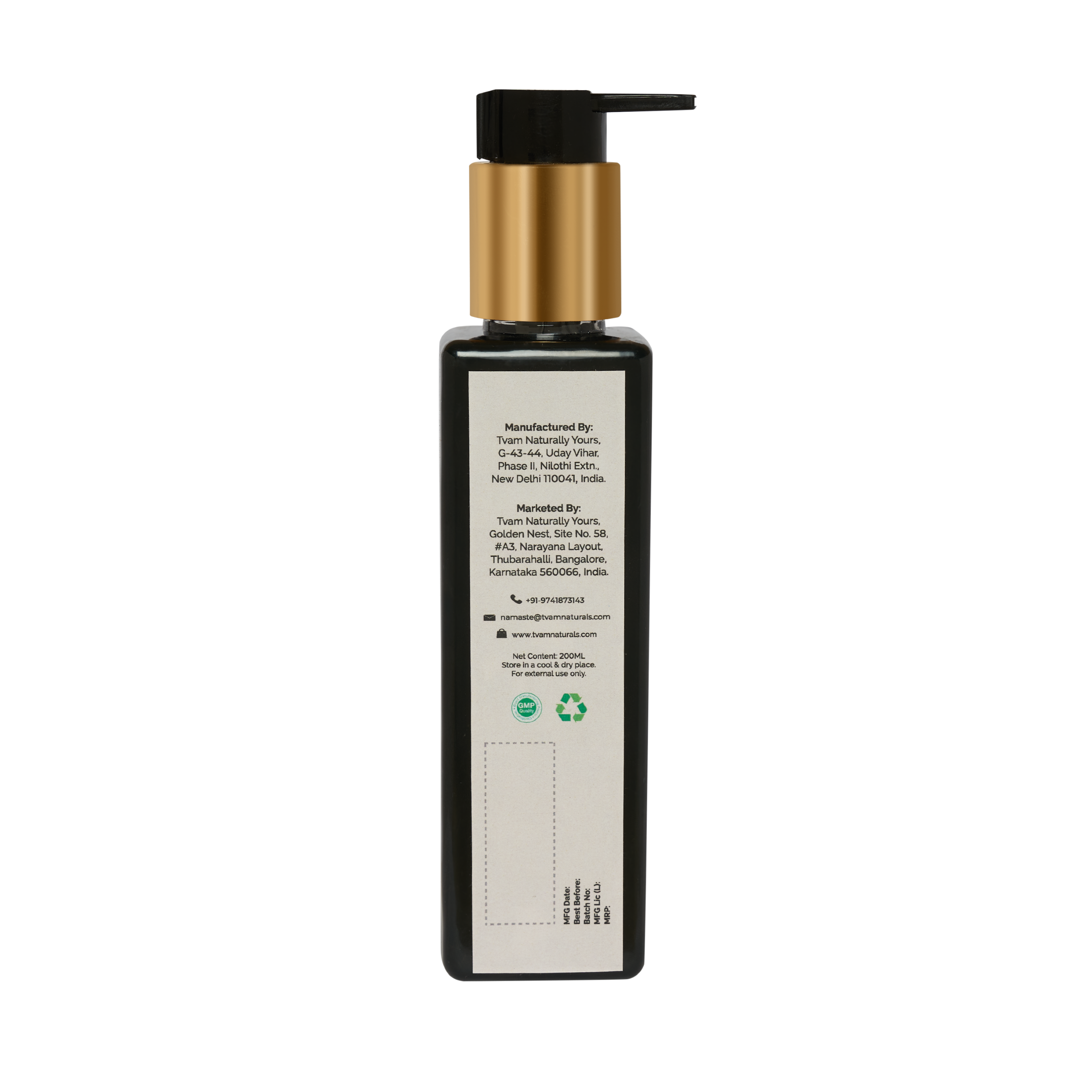Charcoal Green Tea All Natural Face Wash