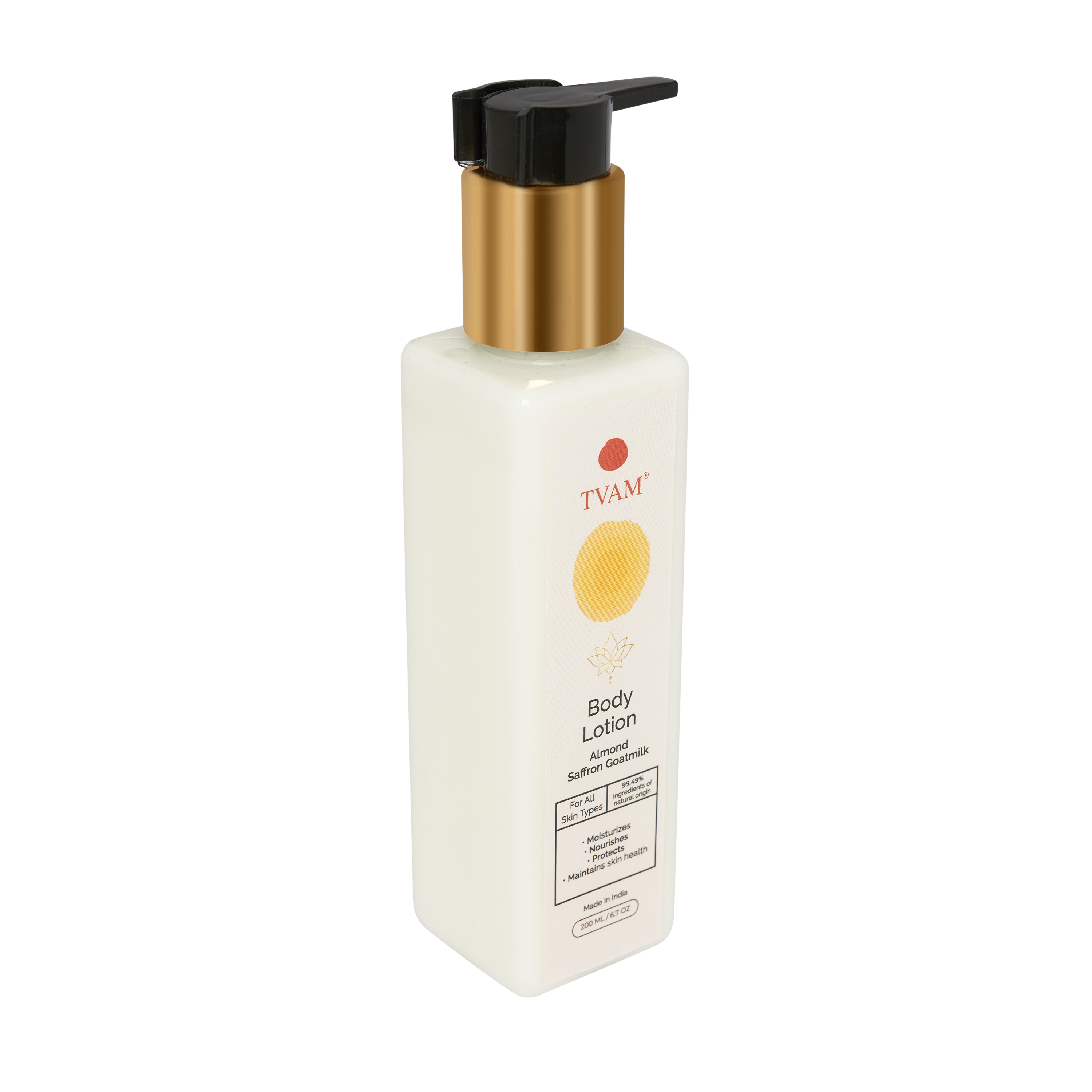 Almond Saffron Goats Milk - All Natural Body Lotion