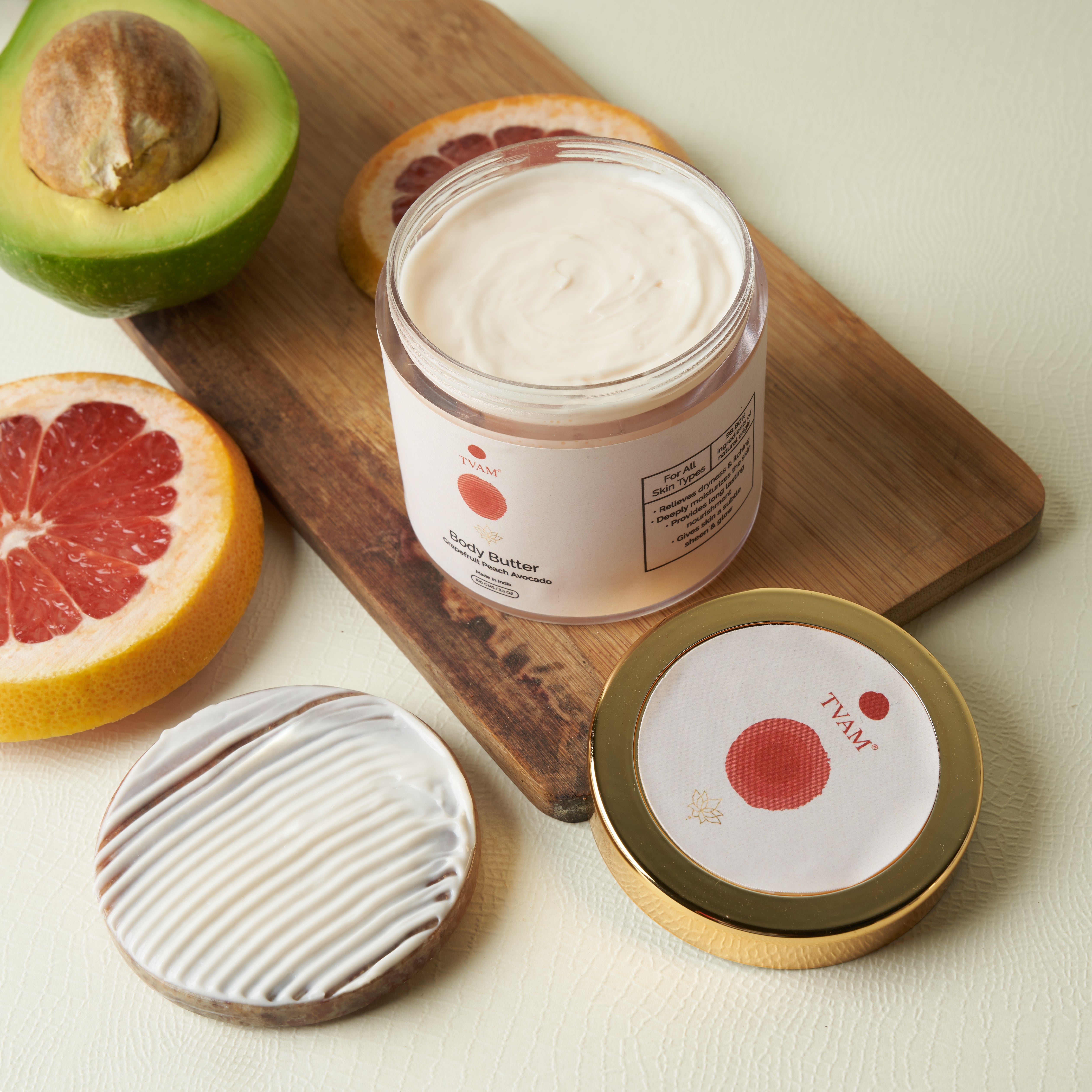 All-Natural Body Butter Grapefruit Peach Avocado