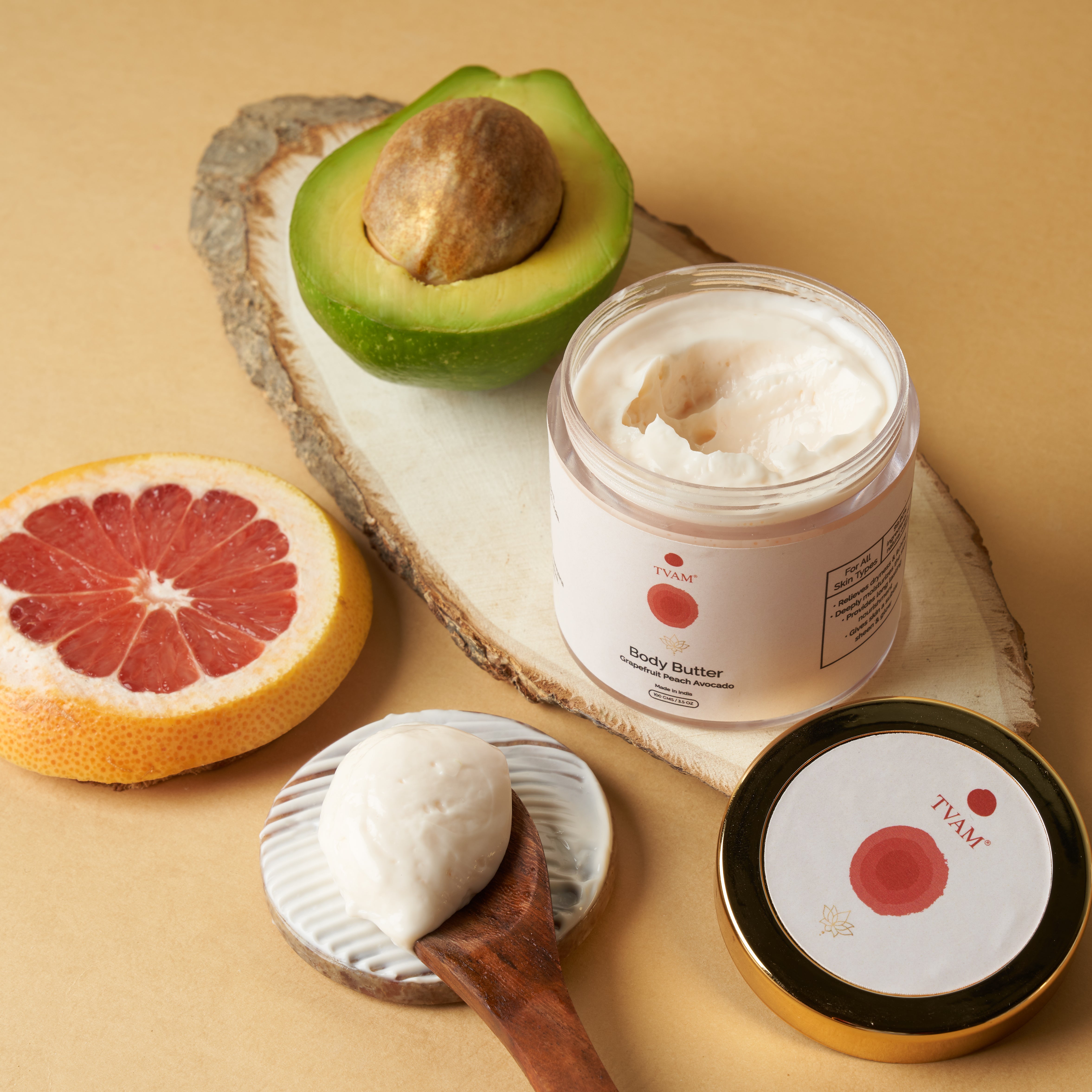 All-Natural Body Butter Grapefruit Peach Avocado