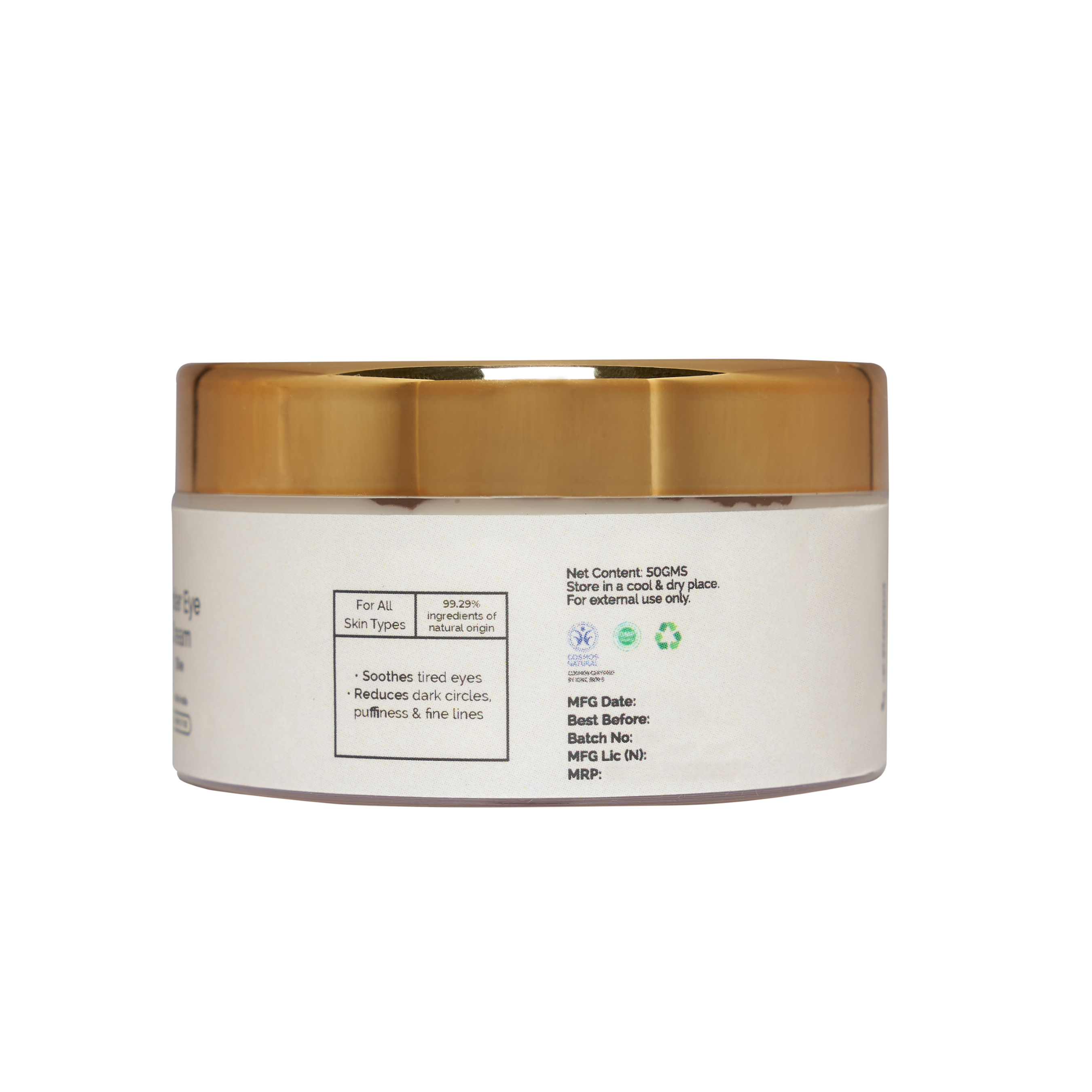 Under Eye Cream - Olive