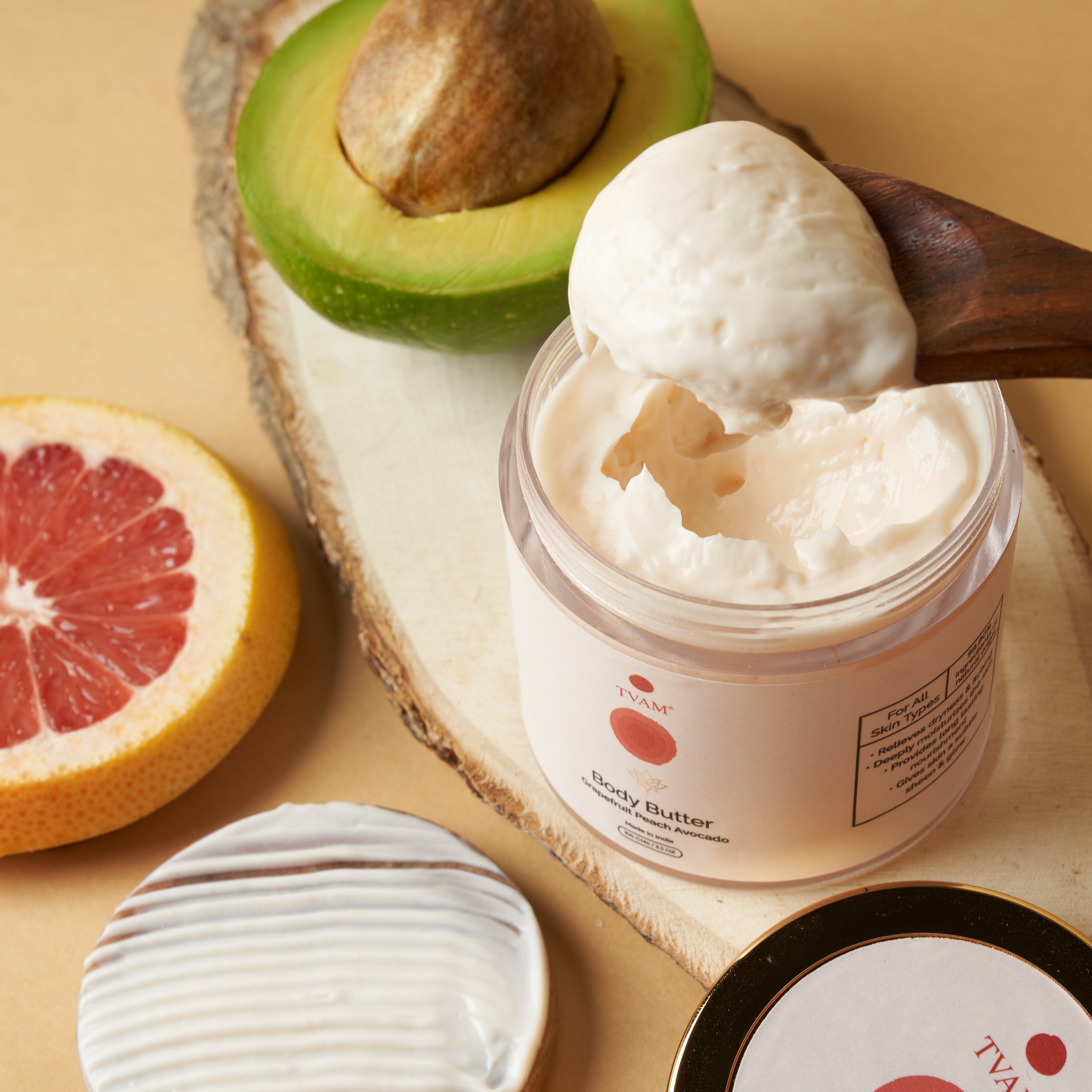 All-Natural Body Butter Grapefruit Peach Avocado