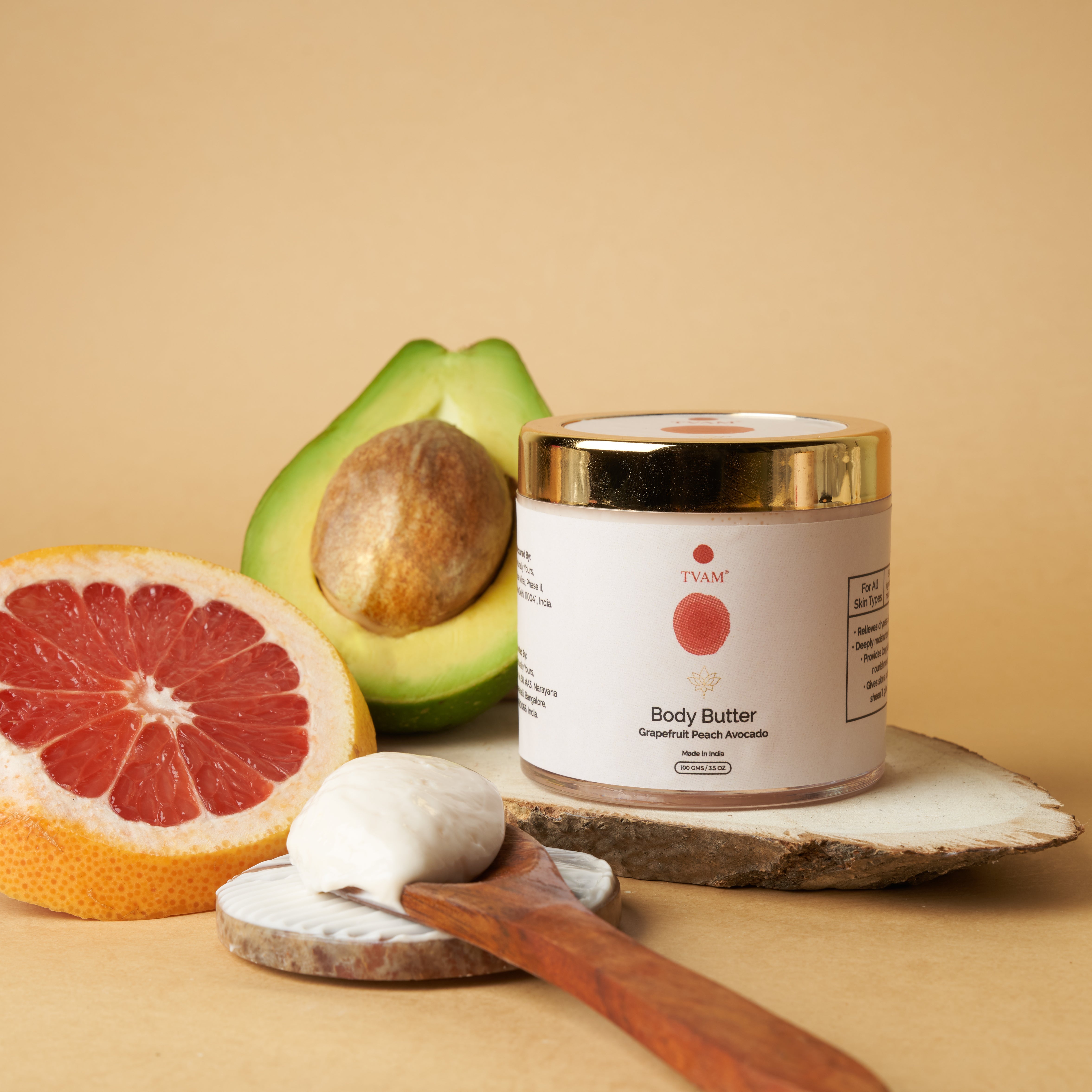 All-Natural Body Butter Grapefruit Peach Avocado