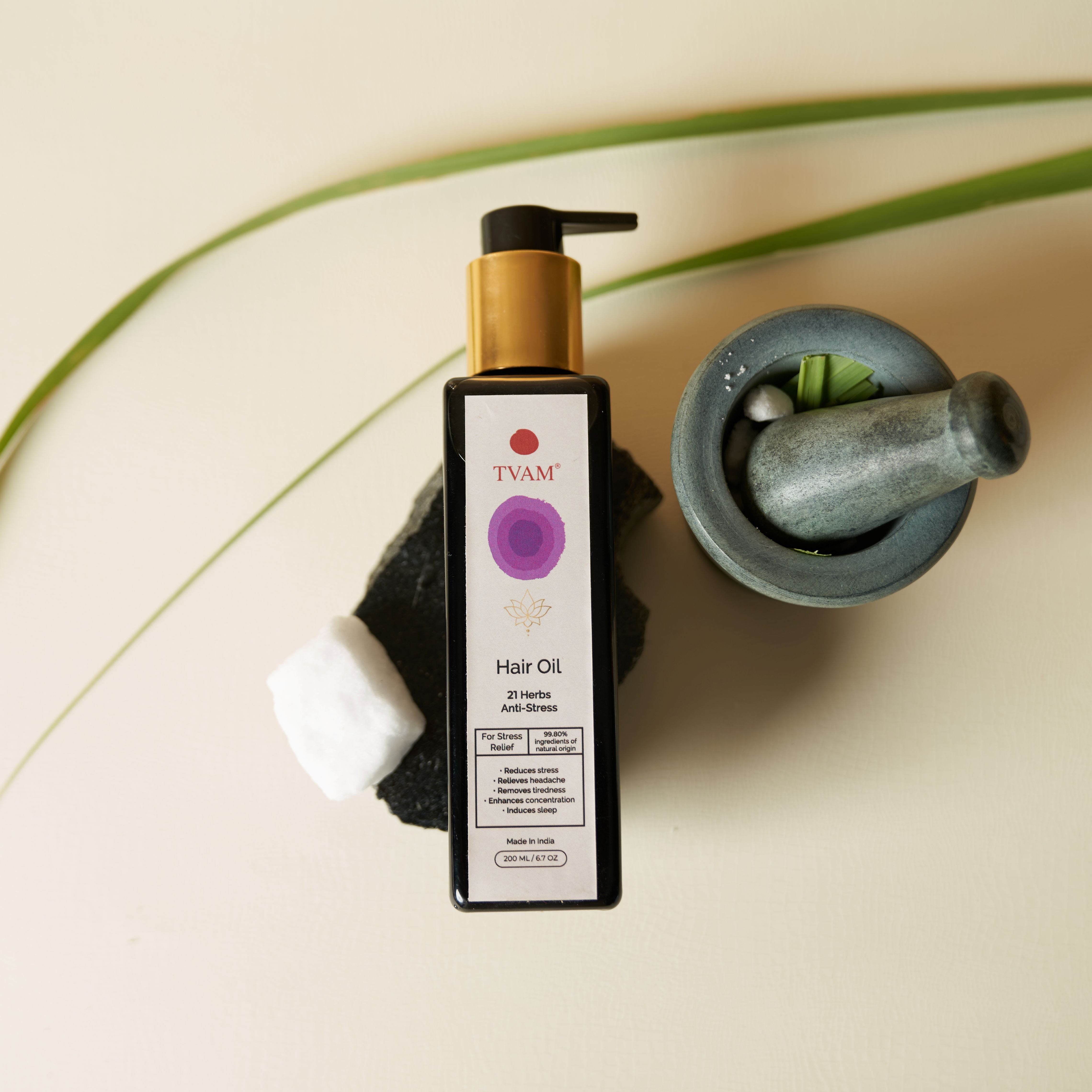 21 herbs Anti Stress Hair Oil