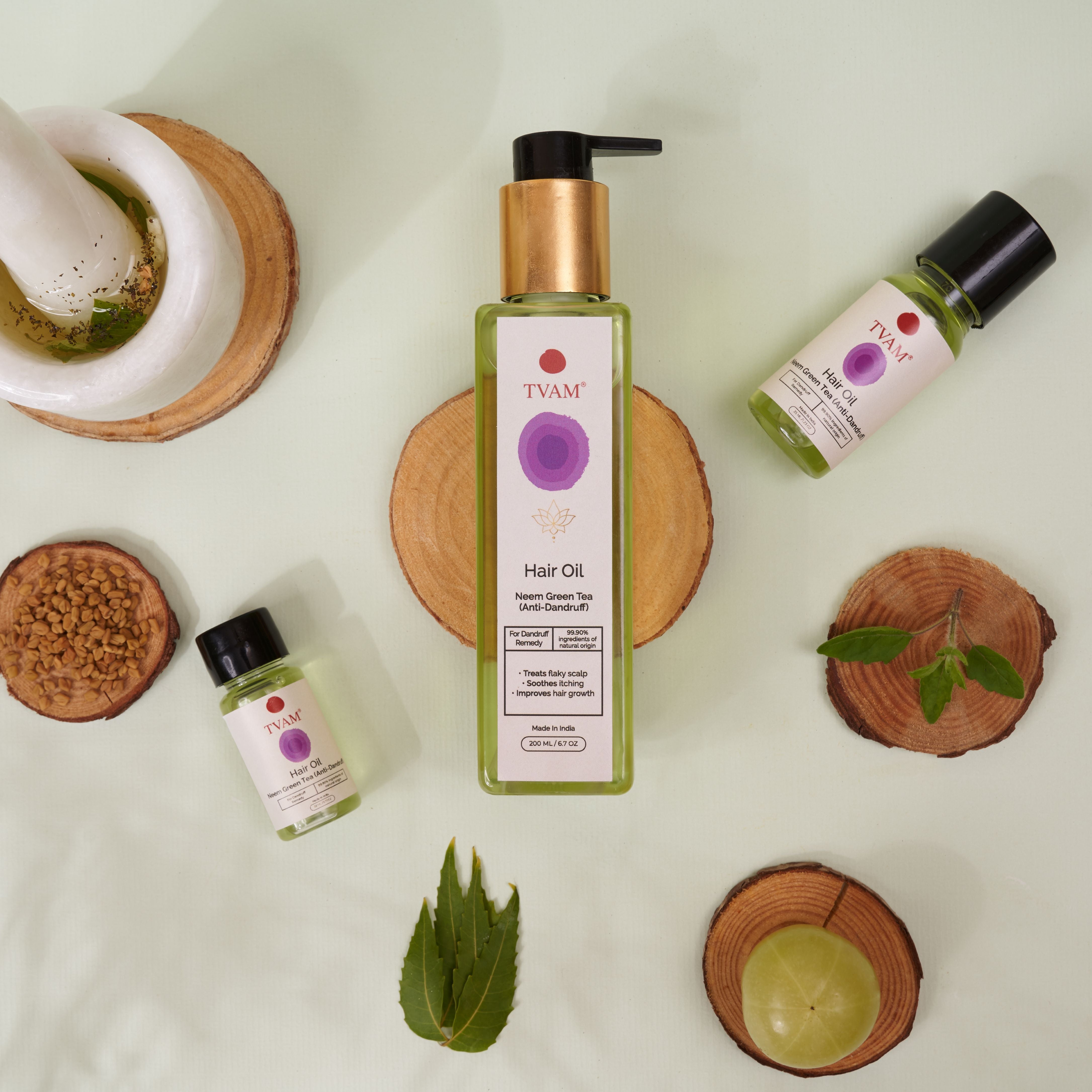 Neem & Green Tea Anti-Dandruff Hair Oil