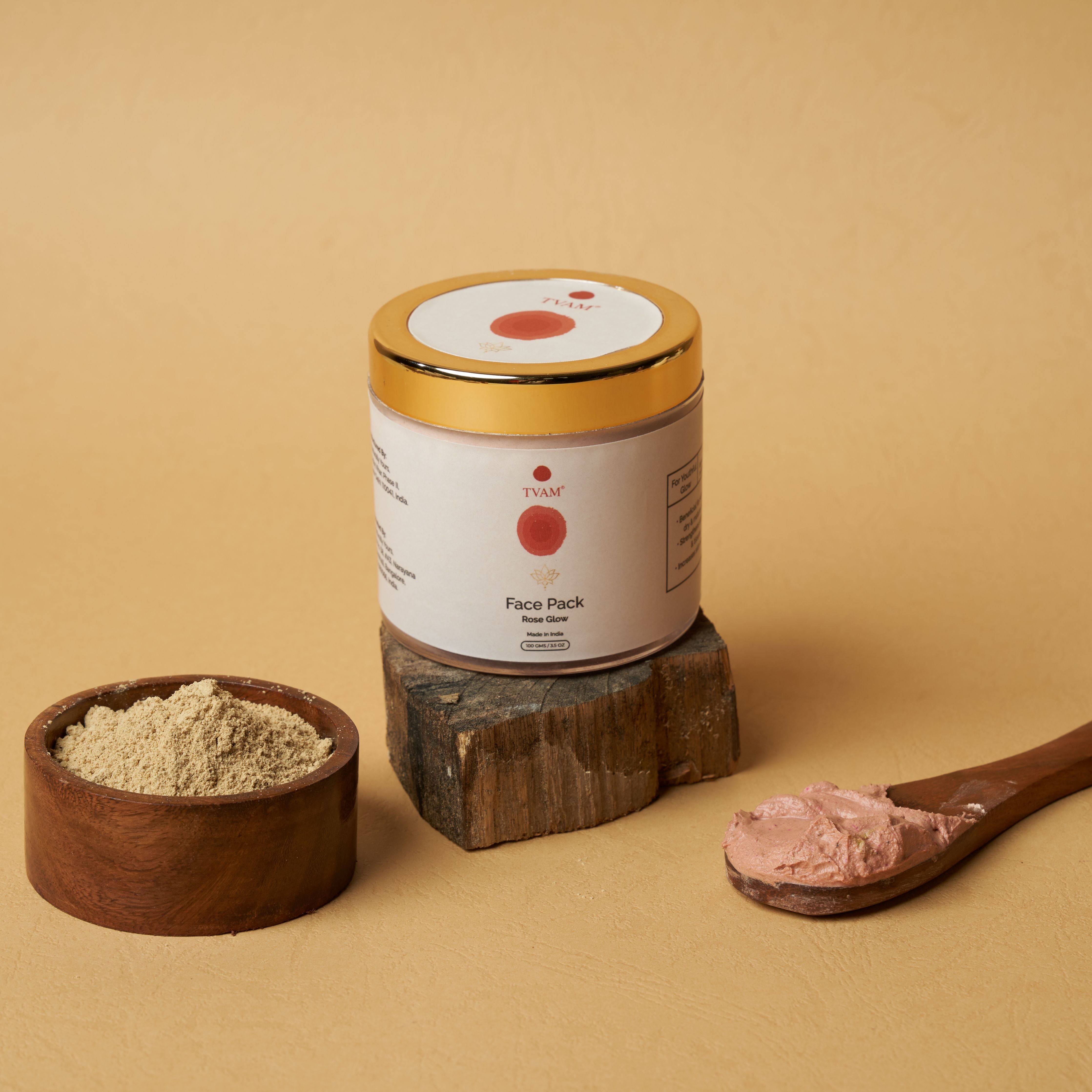 All Natural Face Pack - Rose for Glow