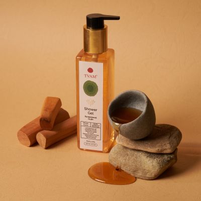 Organic Aromatherapy Shower Gel - Sandalwood Oudh